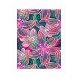 Fluo Bloom Purple & Emerald (Print Only) thumbnail