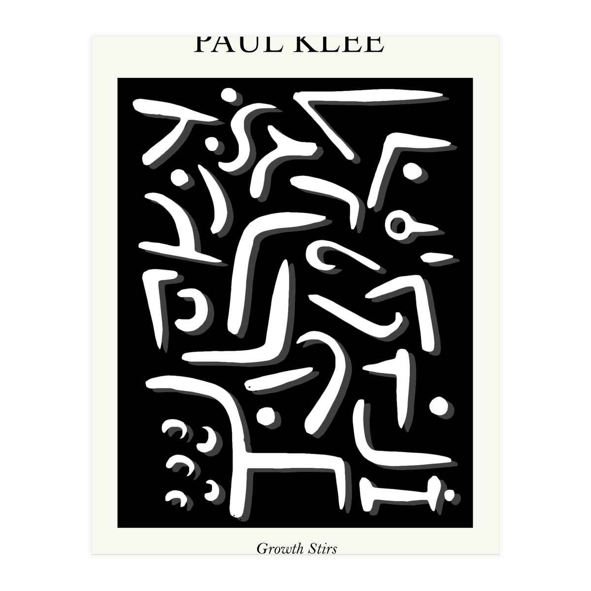 Growth Stirs — Inspired by Paul Klee (Print Only)