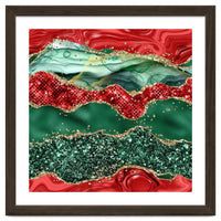 Christmas Glitter Agate Texture 05