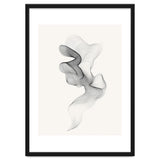 Abstract Black And White Swirling Lines Flowing Form thumbnail