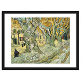VINCENT VAN GOGH: The Road Menders. Date/Period: 1889. Painting. Oil on canvas. thumbnail