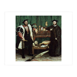 Germany school. The Ambassadors (with anamorphosis in the lower part of the painting). 1533. Oil ... (Print Only) thumbnail