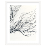 Abstract Black Branching Lines Flowing thumbnail