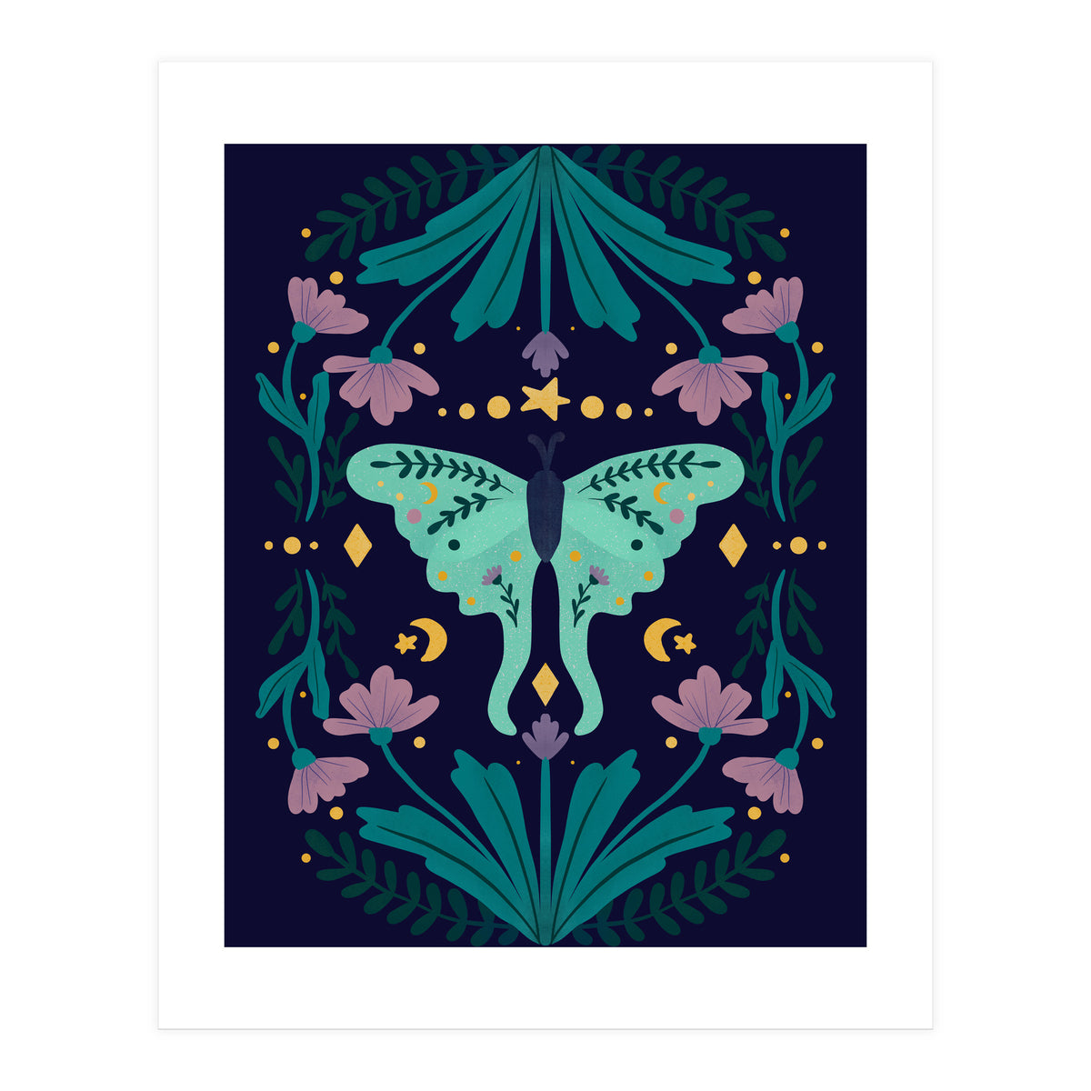 Mystical Series – Luna Moth (Print Only)