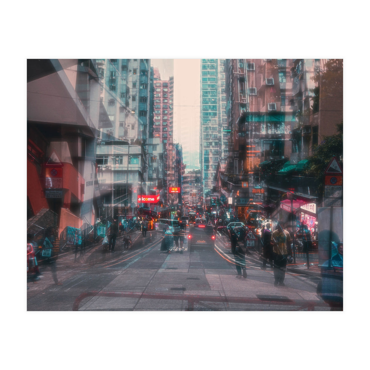 Street Photography - Double Exposure Sai Ying Pung (Print Only)