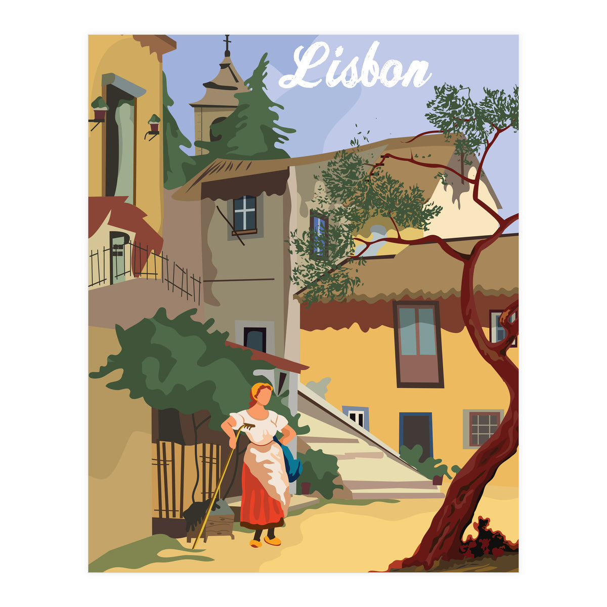 Lisbon, Neighborhood (Print Only)