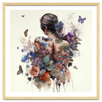 Watercolor Butterfly Bouquet