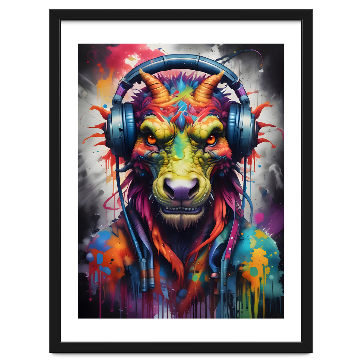 Dragon In Headphones Music