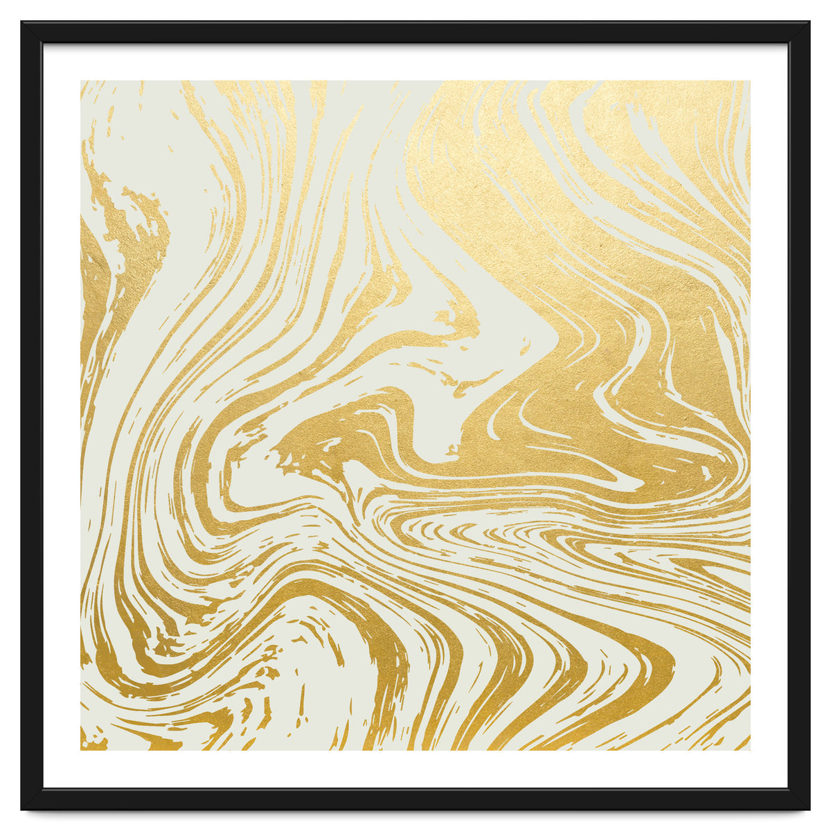 Gold Rush Minimal Illustration, Abstract Shine Luxe Glow Metallic Shimmer Golden Graphic Design