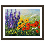 Radiant Summer Wildflower Meadow Oil Painting thumbnail