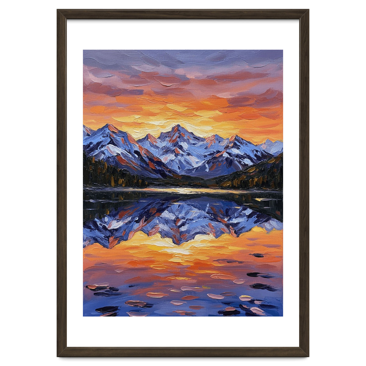 Alpenglow Reflections