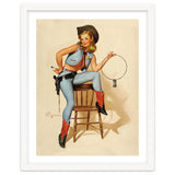 Pinup Cowgirl With A Key thumbnail