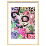 Crazy Town Multimedia Abstract Art Print Large Wall Art Poster Viddy Pop Mood Room thumbnail