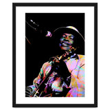 John Lee Hooker American Blues Guitarist Colorful Art thumbnail