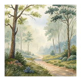 Atmospheric Forest Watercolor Painting (Print Only) thumbnail