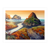 Piha In Golden Tones (Print Only) thumbnail