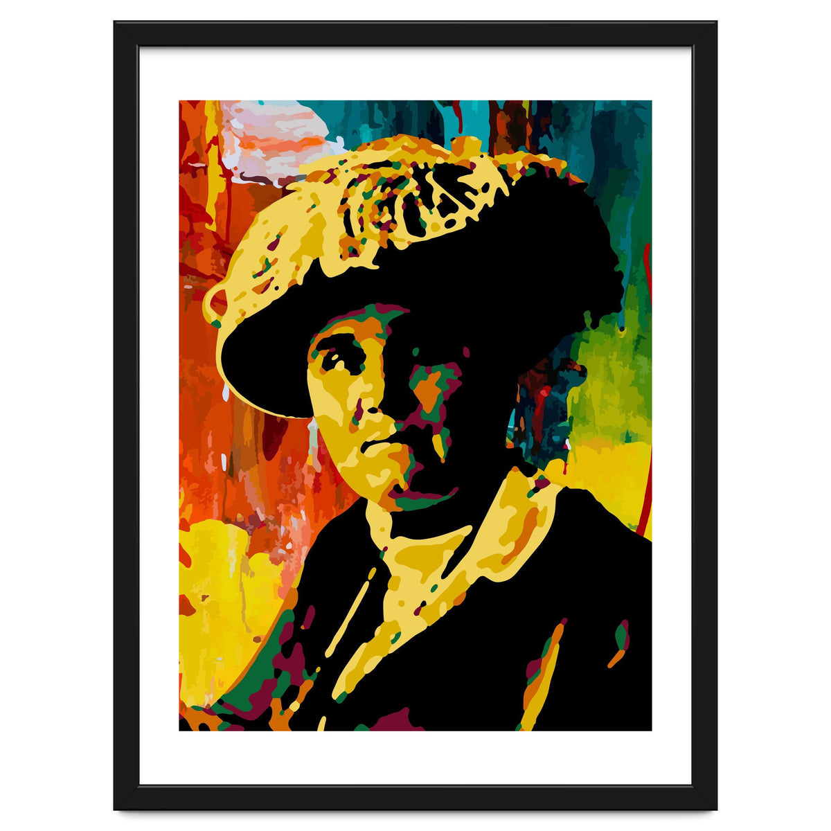 Jane Addams Colorful Abstract Art