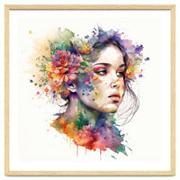 Ethereal Bloom Portrait