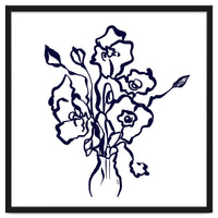 flowers line art