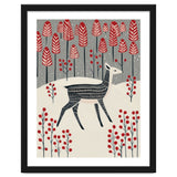 Fawn in a Winter Landscape thumbnail