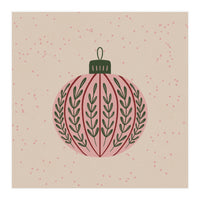 Christmas globe with branches (Print Only)