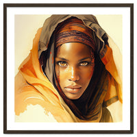 Watercolor Tuareg Woman #11