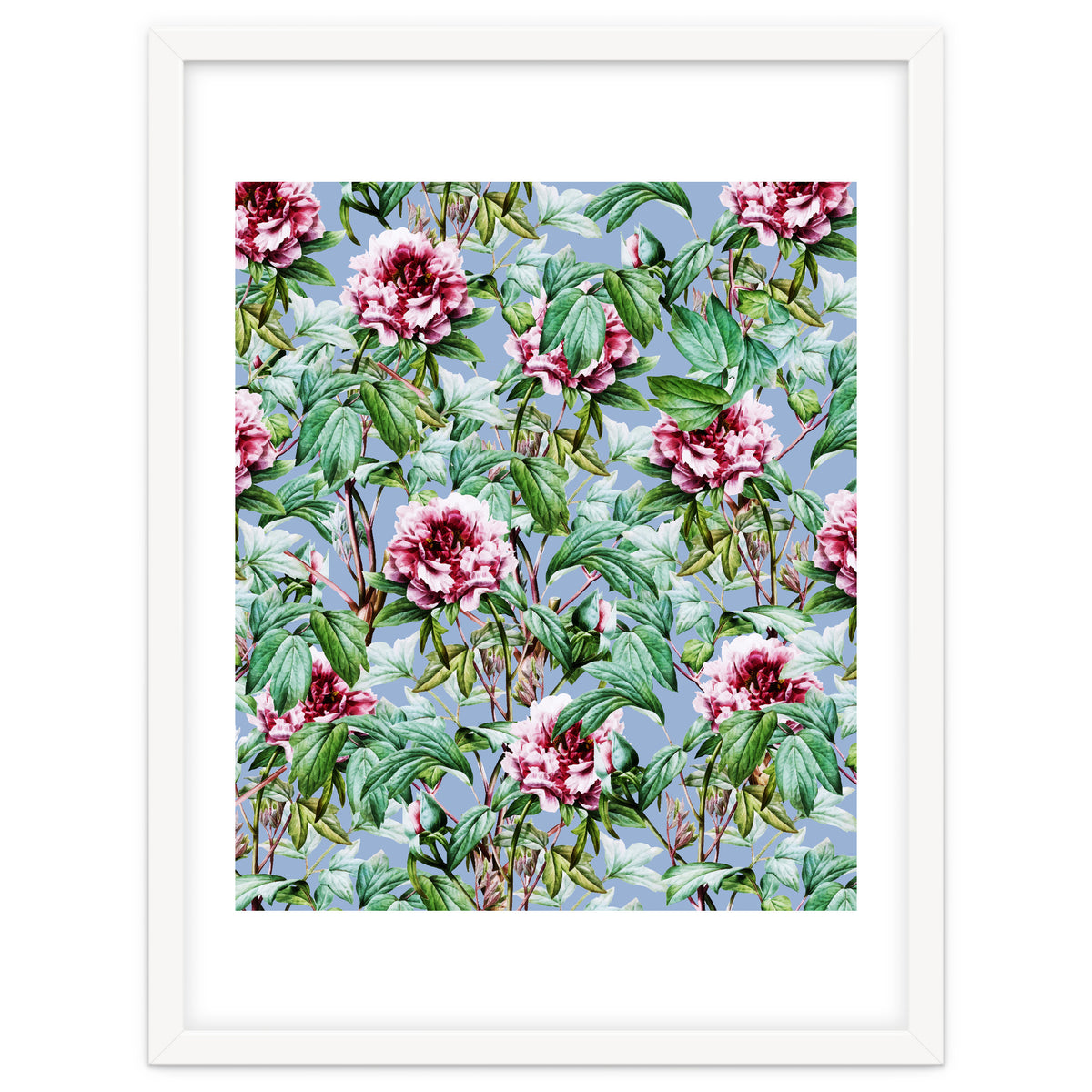 Frosty Florals #society6 #decor #buyart