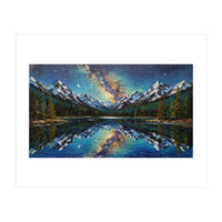 Midnight Mountain Reflection (Print Only)