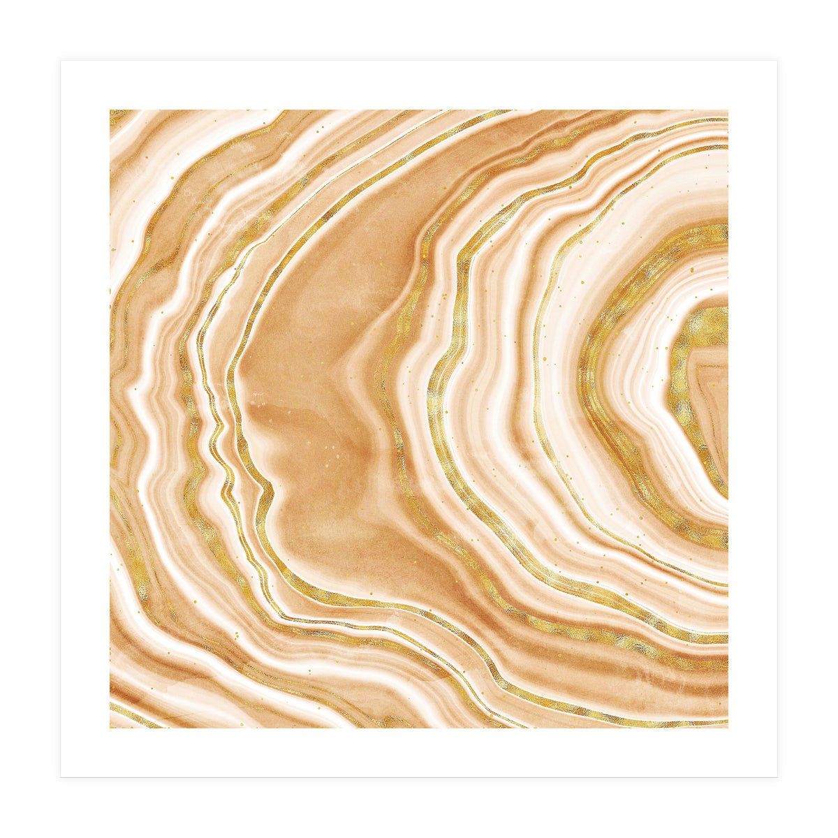 Golden Agate Texture 07 (Print Only)
