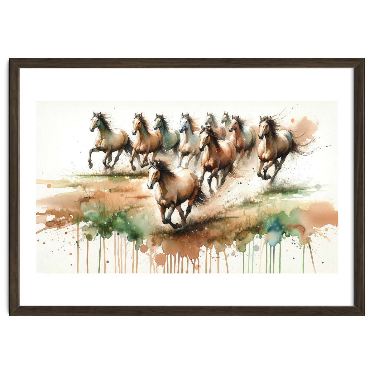 Galloping Horse Herd