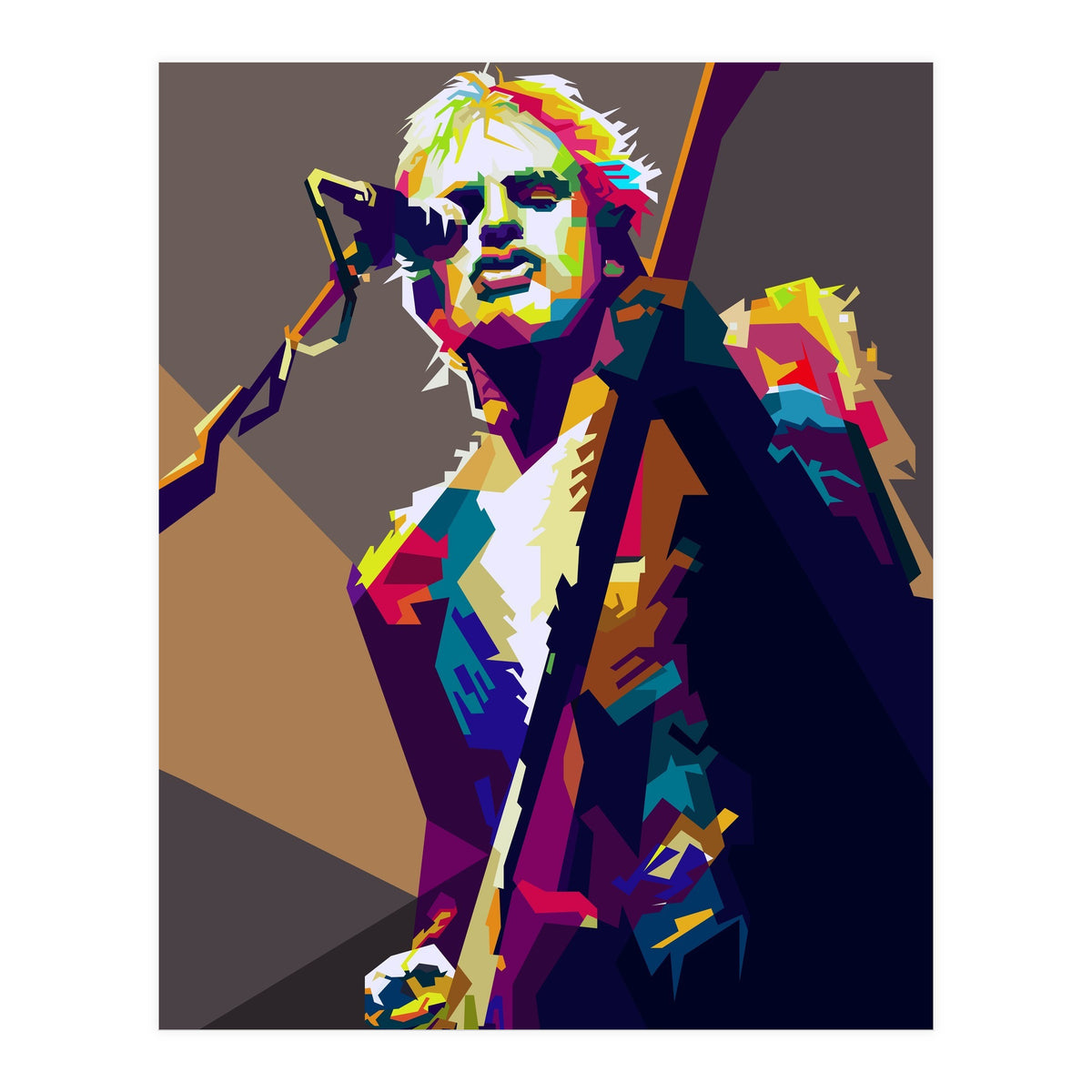 Sting The Police Pop Art WPAP (Print Only)