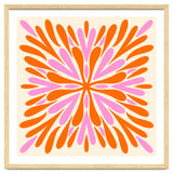 Symmetry Petals - pink and orange thumbnail