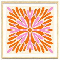 Symmetry Petals - pink and orange