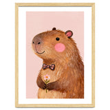 Capybara Kindergarten Nursery Art thumbnail