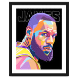 King Lebron James art thumbnail