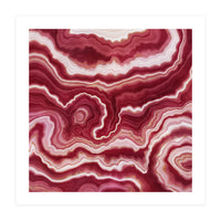 Red Agate Texture 10 (Print Only)
