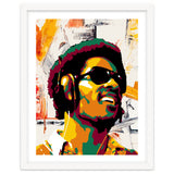 Stevie Wonder Colorful Abstract Retro Art thumbnail