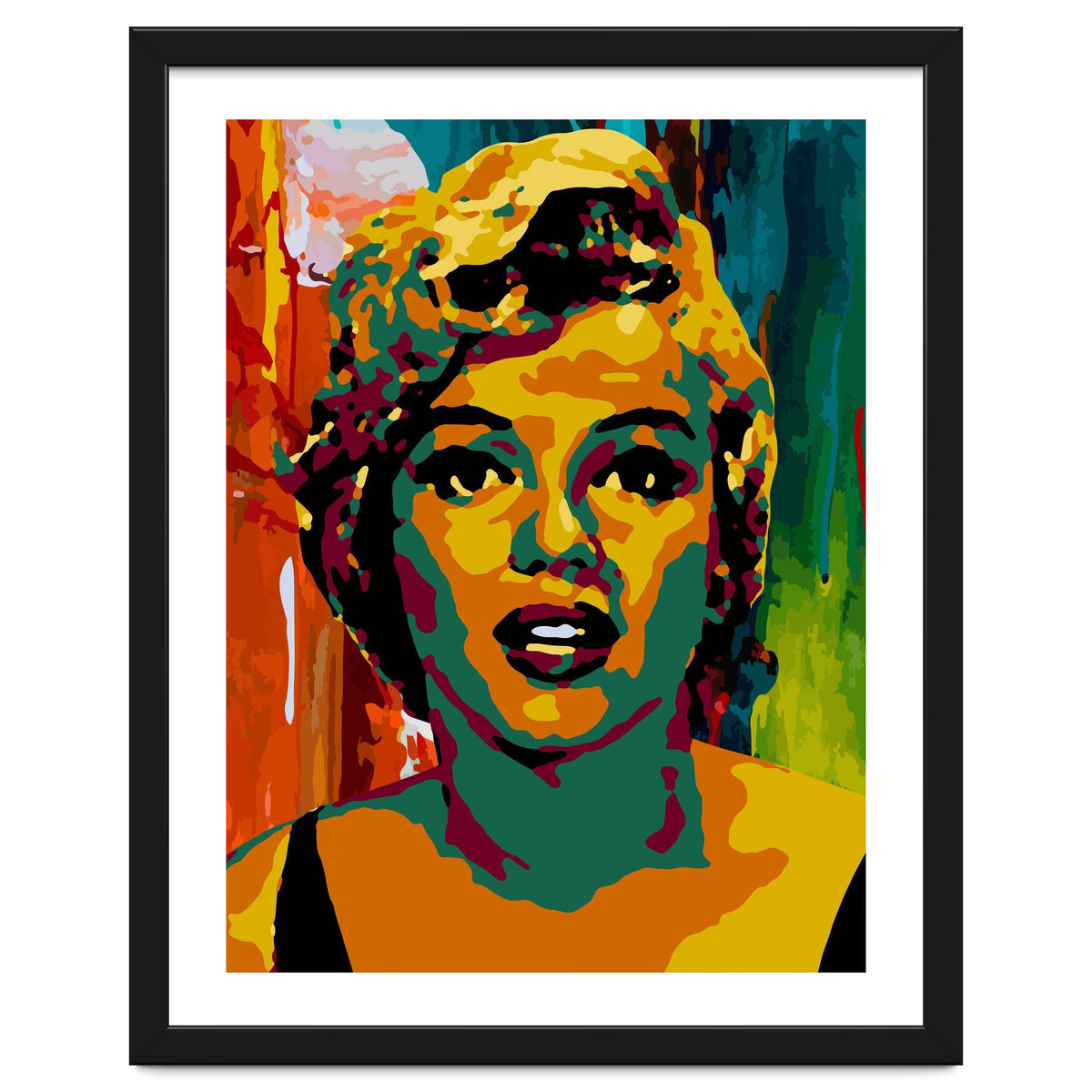 Marilyn Monroe Colorful abstract 3