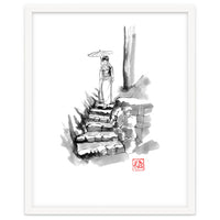 woman Descending Stairs