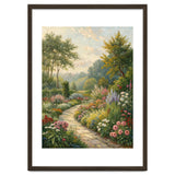 Enchanted English Cottage Garden Oil Painting thumbnail