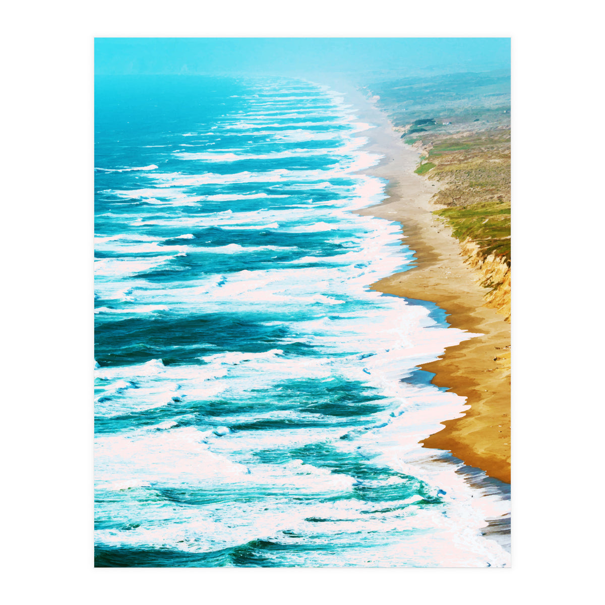 Live By The Sea #society6 #decor #buyart (Print Only)