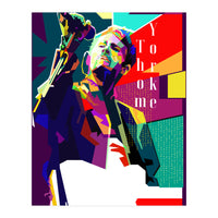 Thom Yorke Singer Musician Pop Art WPAP (Print Only)
