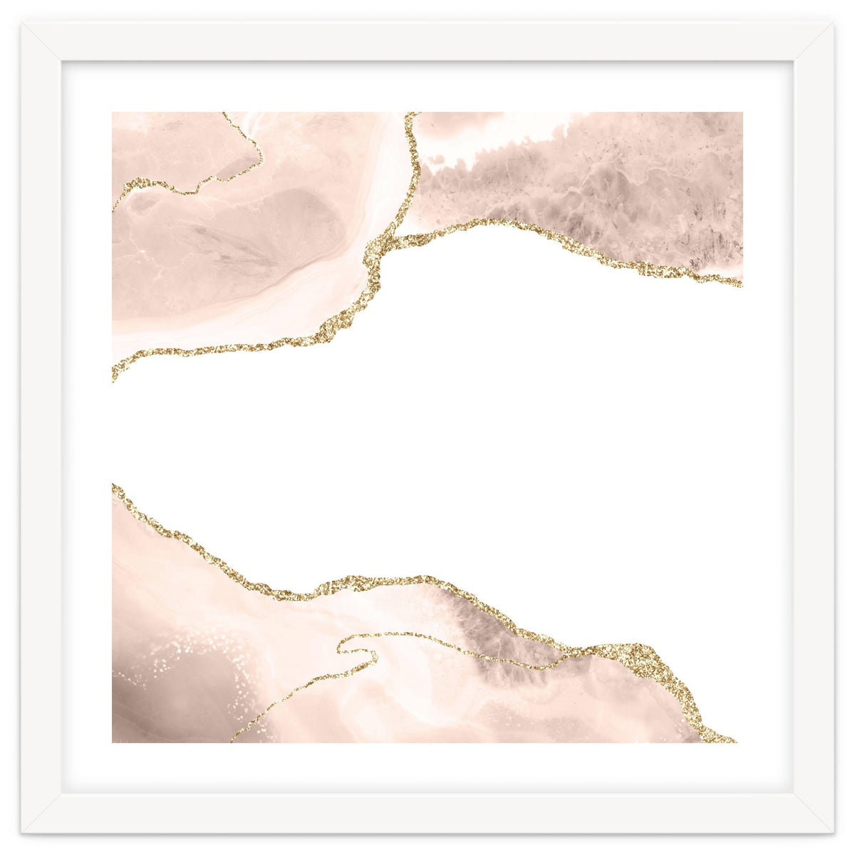 Ivory & Gold Agate Texture 06
