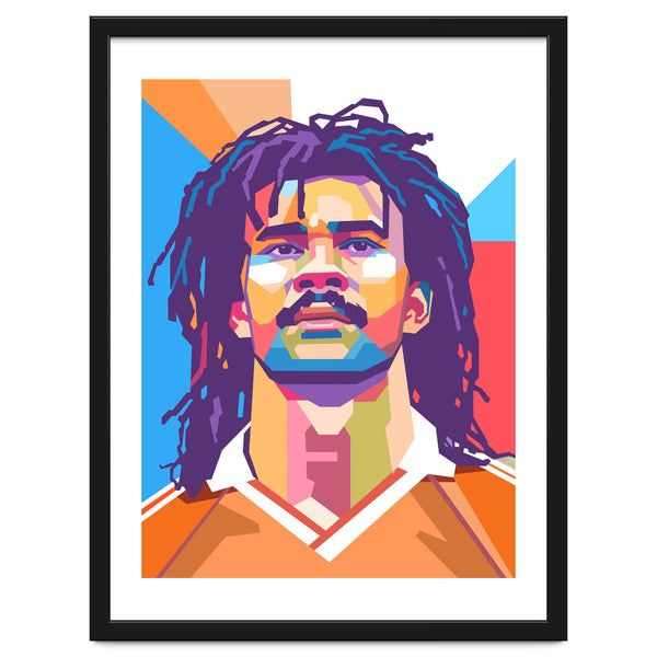 Ruud Gullit pop art portrait