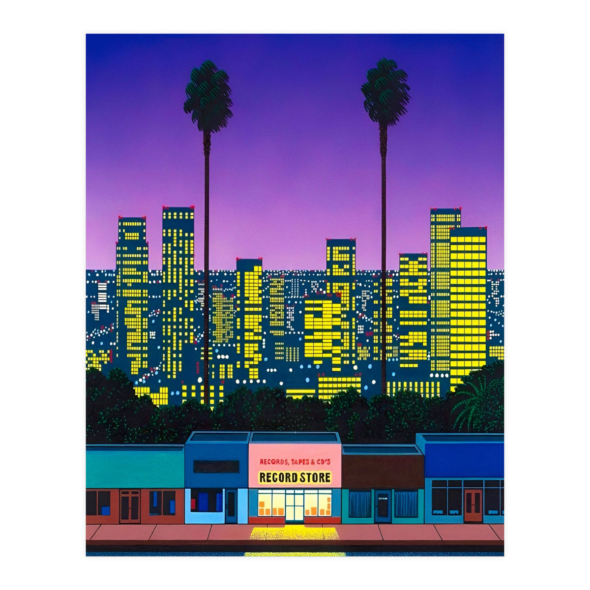 Hiroshi Nagai - City Pop At Night (Print Only)