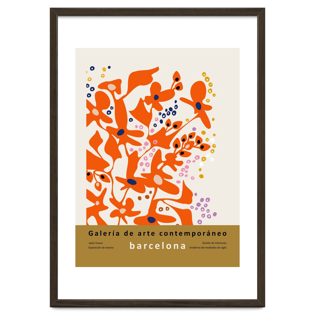 Contemporary art gallery Barcelona design and interior