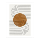 BROWN MINIMALIST MOON (Print Only) thumbnail