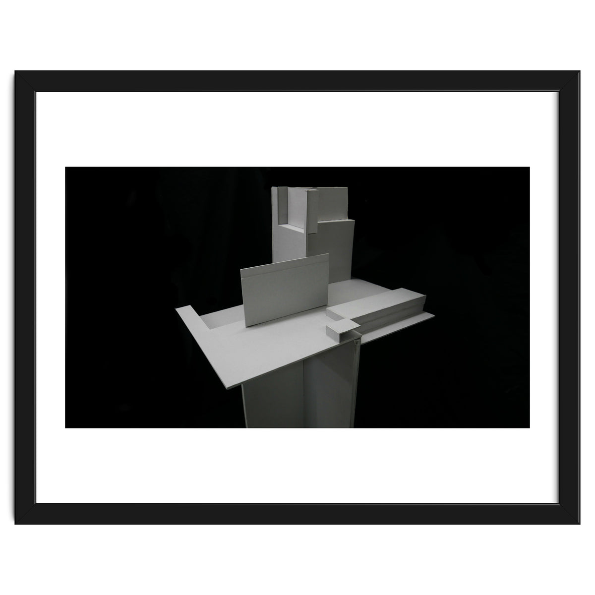 Architectural Model Grey Cardboard