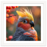Close Up Portrait Of A Cockatiel Bird thumbnail