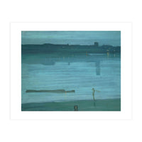 Nocturne, Blue and Silver: Chelsea, 1871 Canvas, 50,2 x 60,8 cm. (Print Only)